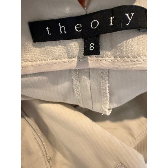 Theory Low Rise Straight Leg Pants Sand 8 - Picture 5 of 6